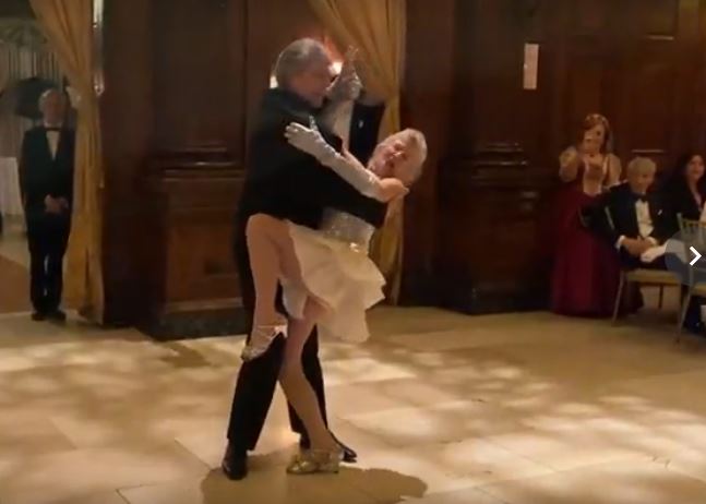 Esther and Mark performing the Bolero